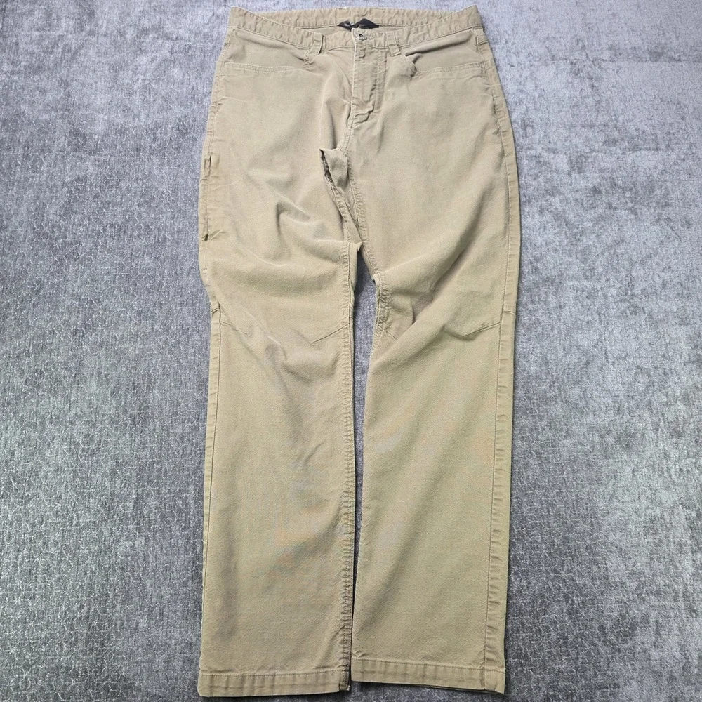 The North Face Motion Pants Men 32x30 Flex Canvas Articulated Hiking Trail Green